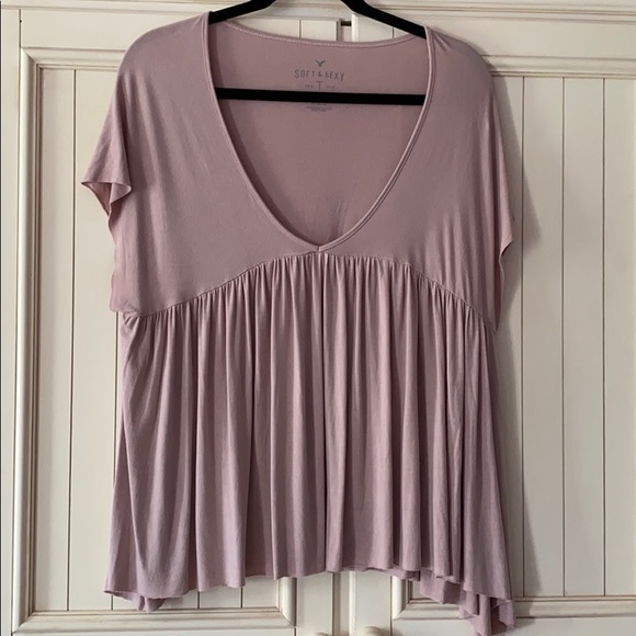 American Eagle Outfitters Tops - AE Soft & Sexy Low Cut Top